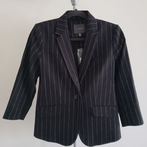 The Limited Striped Jacket Linen 2/3 Sleeve 0